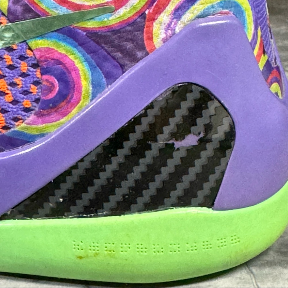 NIKE Kobe Elite 9 Purple Venom size 5Y / or 6.5 women’s - Picture 5 of 9